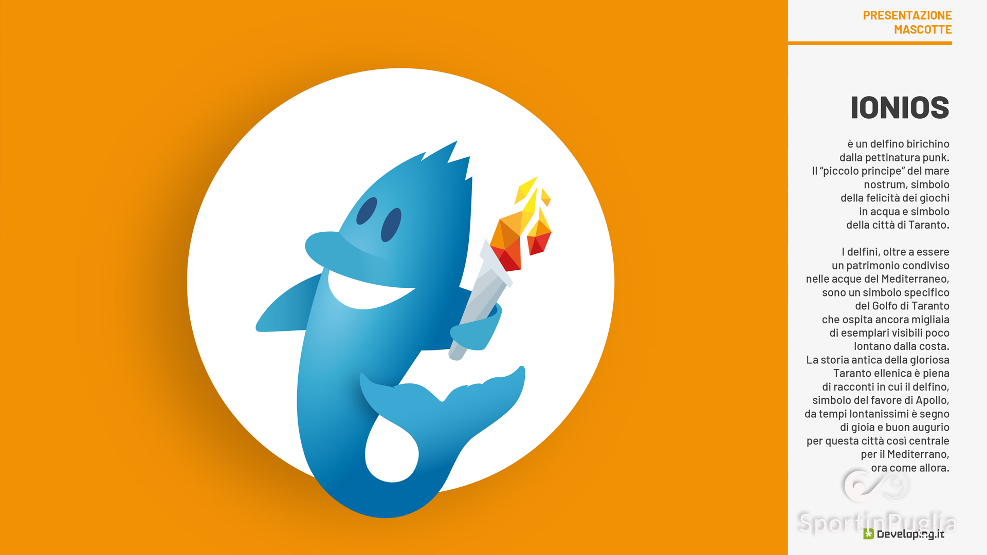 IONIOS Mascotte giochi del mediterraneo Taranto2026