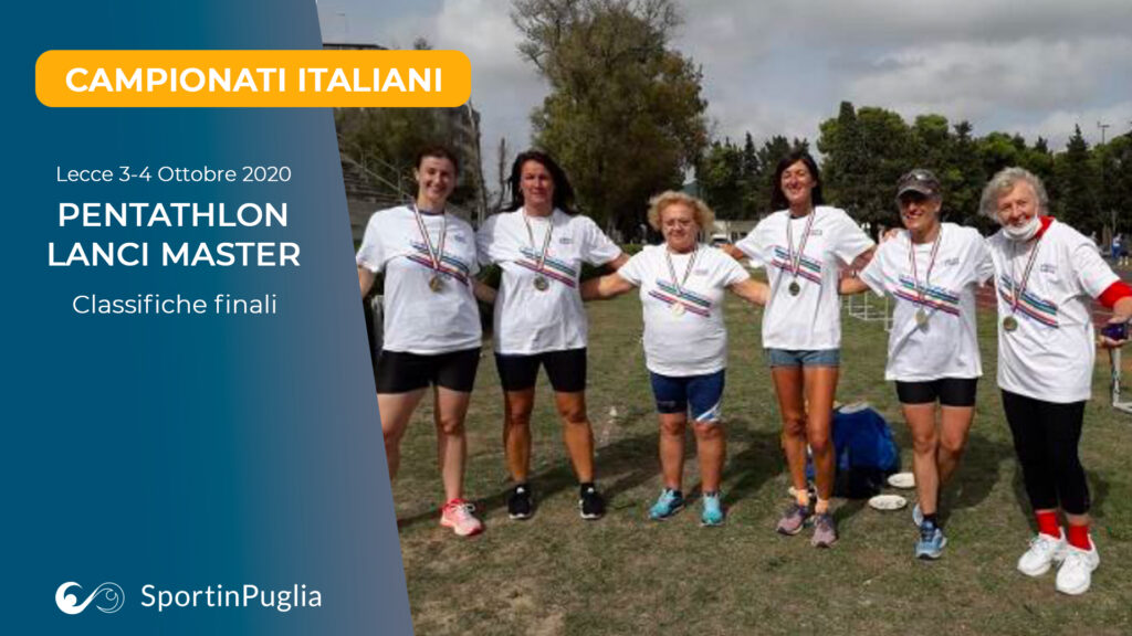 Campionati Italiani Pentathlon Lanci Master - Lecce 2020