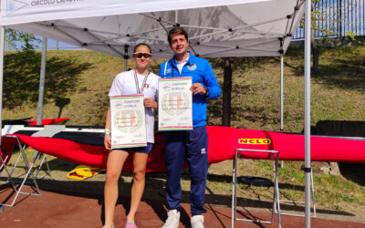 Canottieri Barion campione d’Italia di canoa fondo con Alessandra Centrone