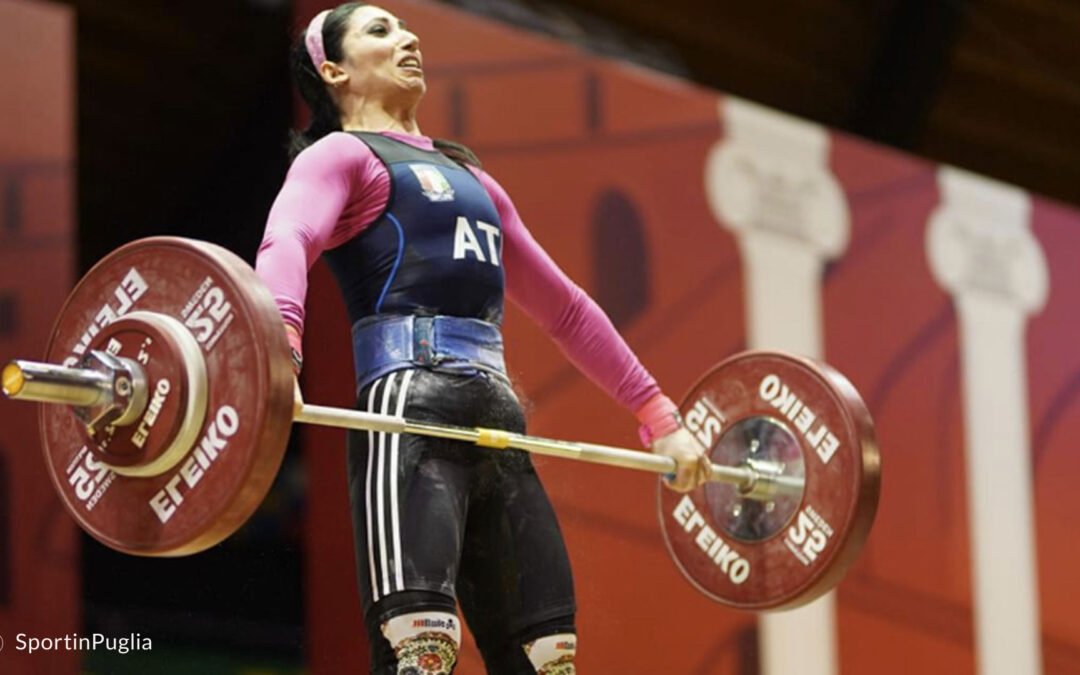 Il Bilanciere delle Olimpiadi di Tokyo sulle spalle di Maria Grazia Alemanno