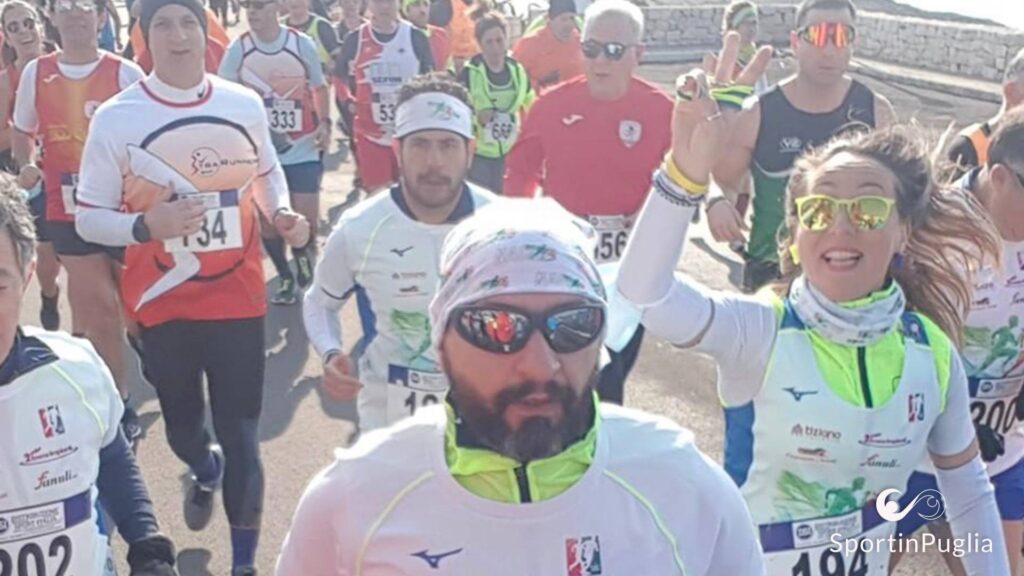 Paolo Lombardo e Pamela Greco sul podio della Maratona dello Ionio